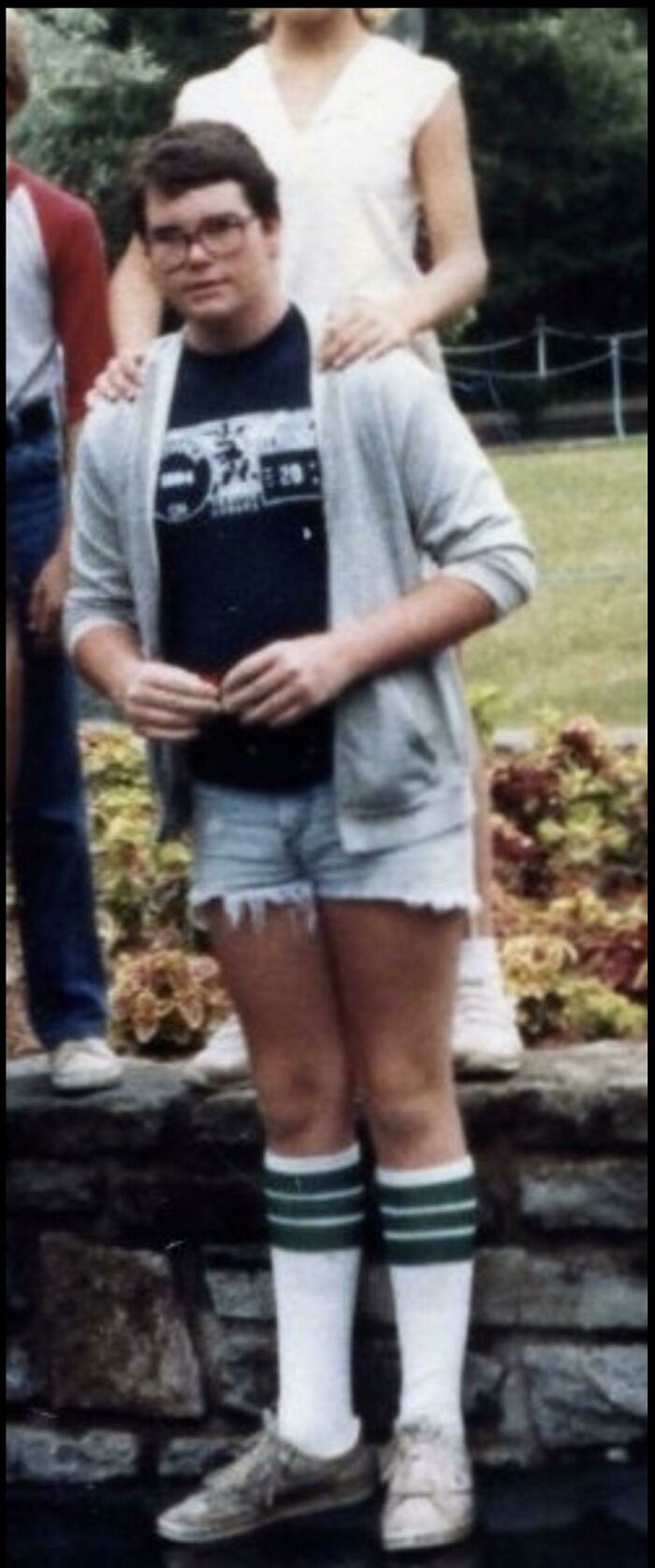 Kings Island, Ohio en 1984. Mientras que a mi yo de 14 años le gustaban los pantalones cortos, hoy me enfurece que mis padres me permitieran salir de casa así