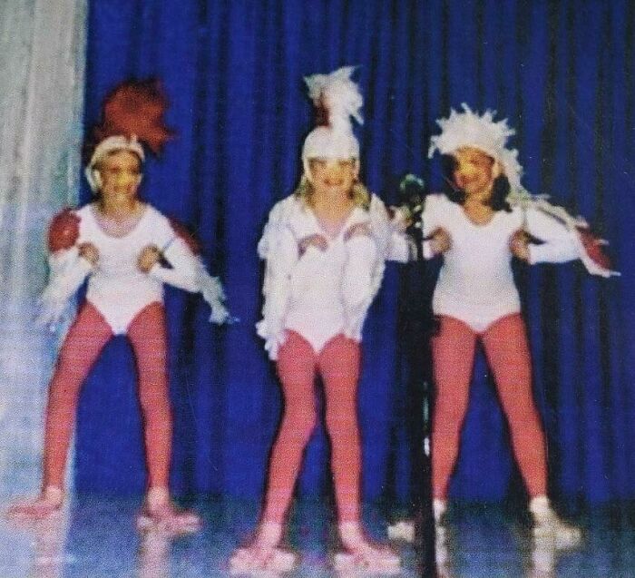 We Called Ourselves The Chicken Fighters And This Was For A Talent Show. We Danced To No Music (Around 1998)