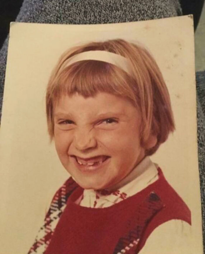 My Mom’s Second Grade Photo 1970.. Makes Me Laugh!