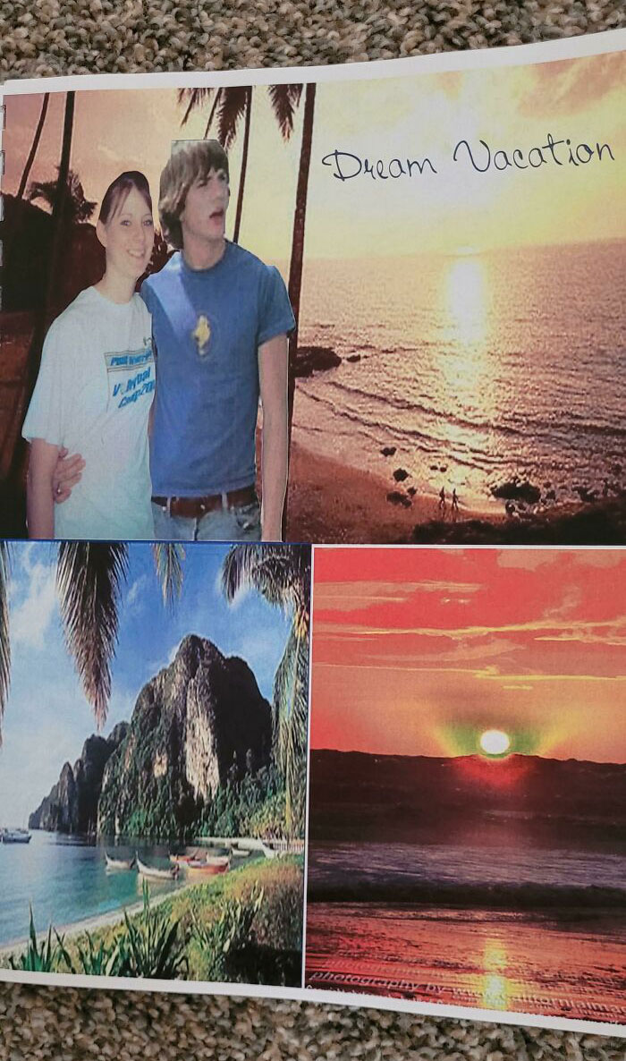 I Hear We're Posting Our Photoshop Crush Pics. Me And Ashton On Our Dream Vacation Circa 2005
