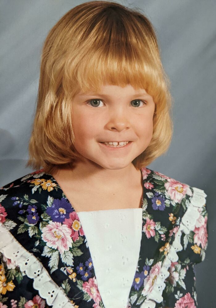 Kindergarten School Photo, Circa 1999. That Smile Haunts Me