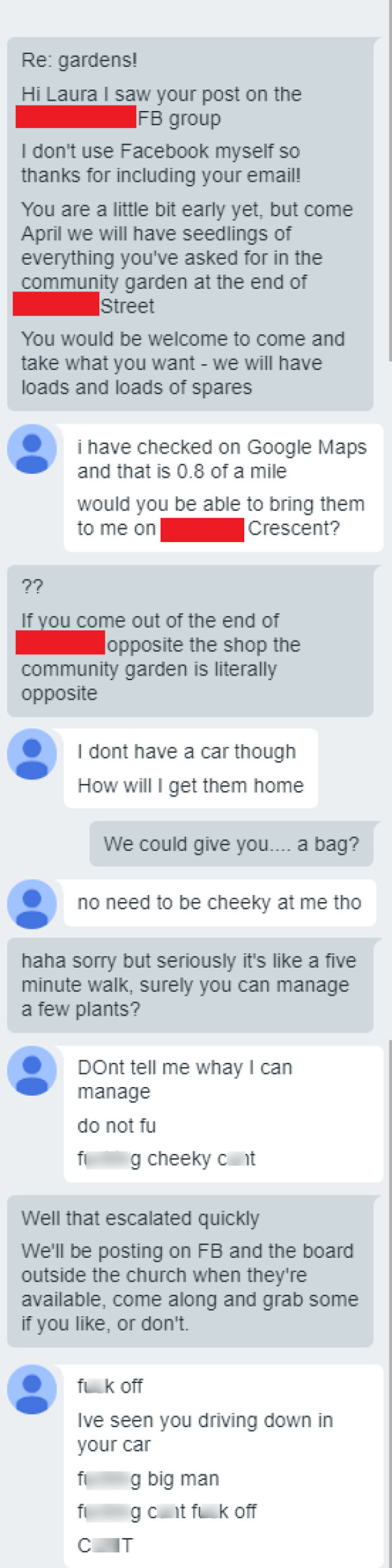 Starting Early This Year With Those People Who Want Free Plants And Are Also Completely Insane