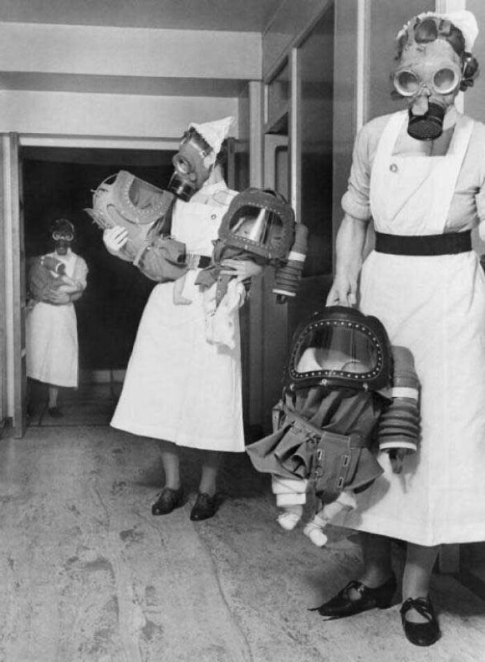 Here’s Gas Masks Made For Baby’s In Ww2