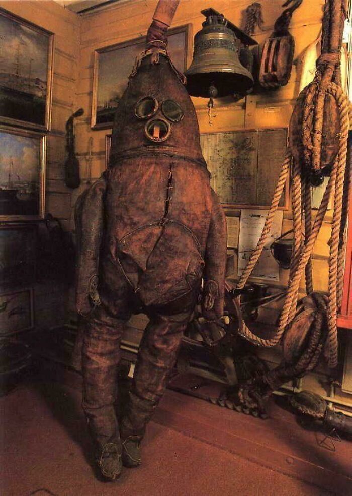 Oldest Surviving Diving Suit, 18th Century