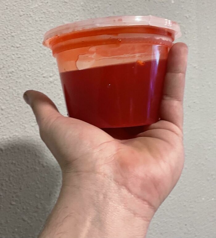 A ‘Small’ Side Of Sweet And Sour Sauce