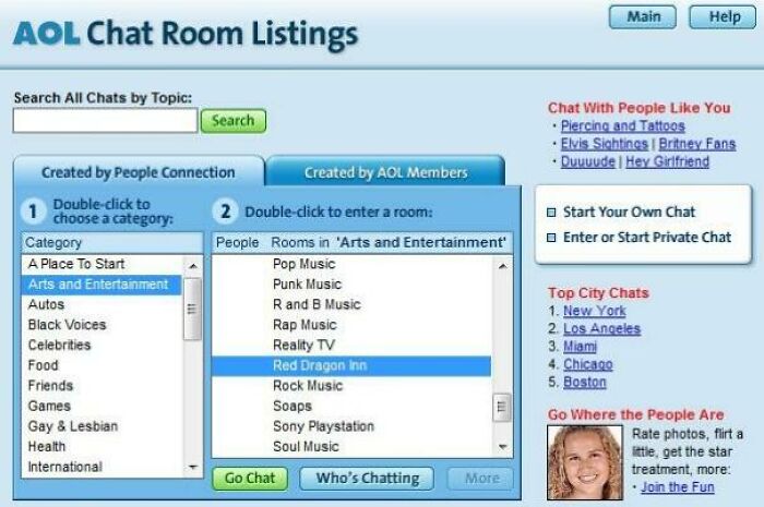Connecting With The World In Aol Chat Rooms