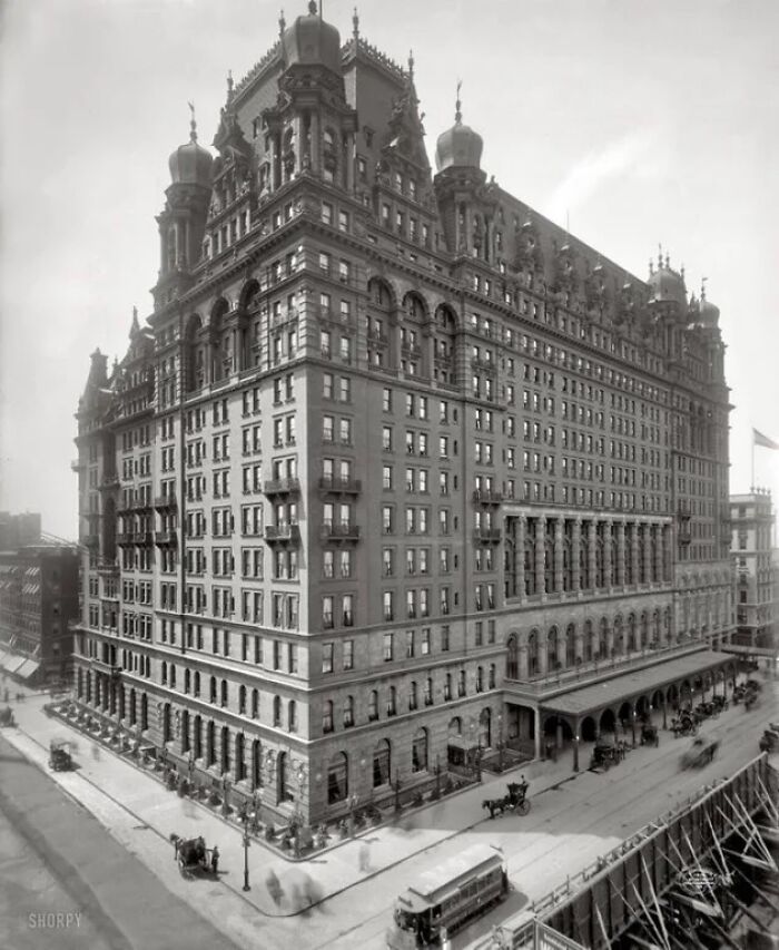The Original Waldorf-Astoria Hotel In New York City, Demolished In 1929 To Serve As The Site For The Empire State Building
