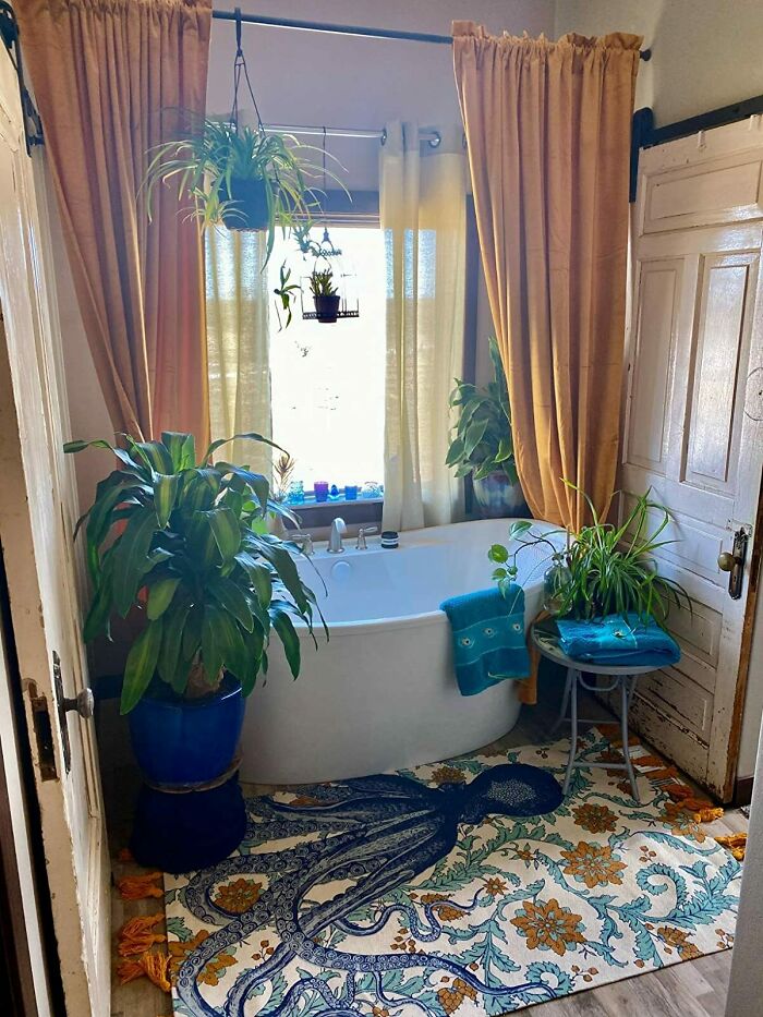 Adds So Much Luxury! I Put These Curtains In Our Master Bath To Add A Luxurious Feel To Our Bathtub Area. They Are Thick And Rich Golden Mustard Color. I Love The Quality And The Way They Look!