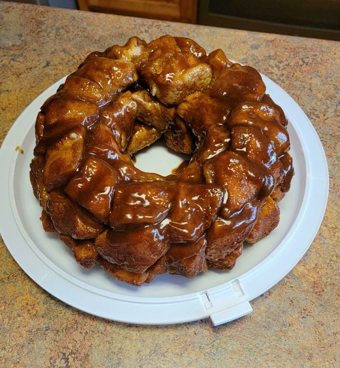(I Made) Monkey Bread For The First Time, Not The Fanciest Thing On Here But It Turned Out Great. Just Wanted To Share