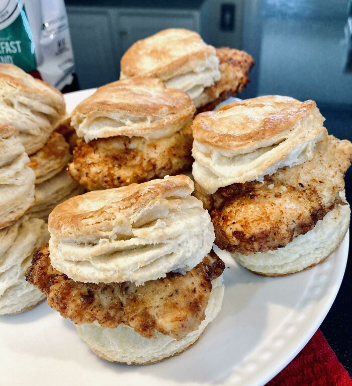 Homemade Chicken Biscuits! Breakfast Game Strong 