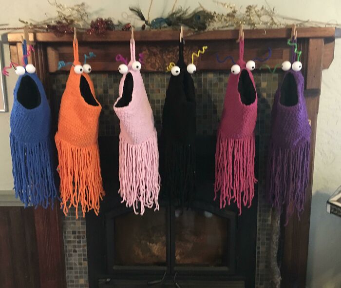 Does Anyone Remember Yip Yips From Sesame Street? I Thought They Would Make Terrific Stockings For The Grandkids!
