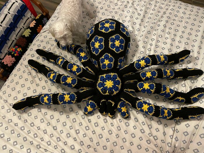 A Recent Post Made Me Realize That I Hadn't Posted My Own Spider Here. Made For My 5yo Niece Who Loves Crawly Things