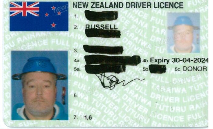 Man From New Zealand Allowed To Wear Pasta Strainer On Head For Driver Licence Photo, Stated It Was For Religious Purposes.
