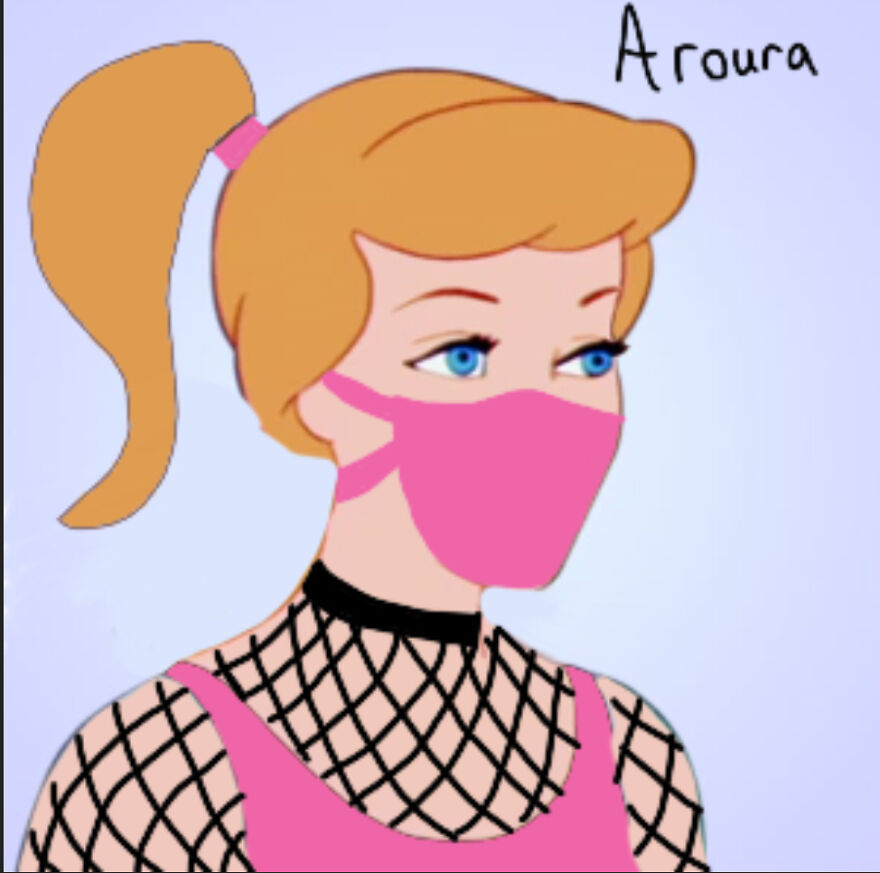 I Drew Some Disney Princess Glow UPS (5 Pics)