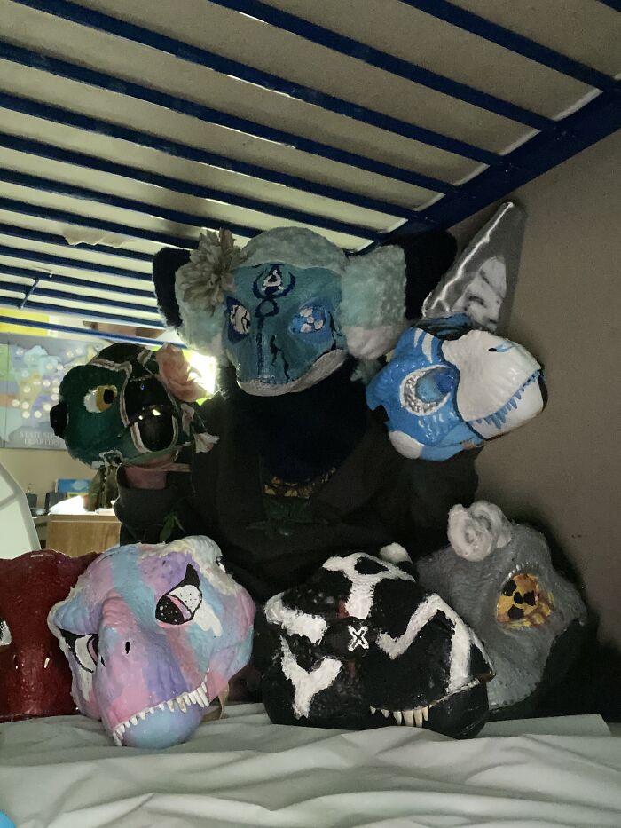 My Collection Of Dino Masks