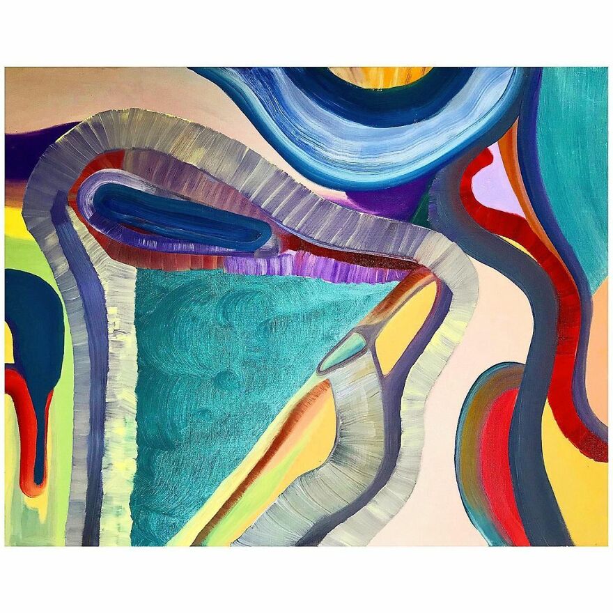 Abstract Paintings By Textile Designer Isha Mehta (32 Pics)