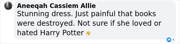 Teen Makes Her Prom Dress Herself And Uses Pages From Old Harry Potter Books As Its Fabric Teen Makes Her Prom Dress Herself And Uses Pages From Old Harry Potter Books As Its Fabric