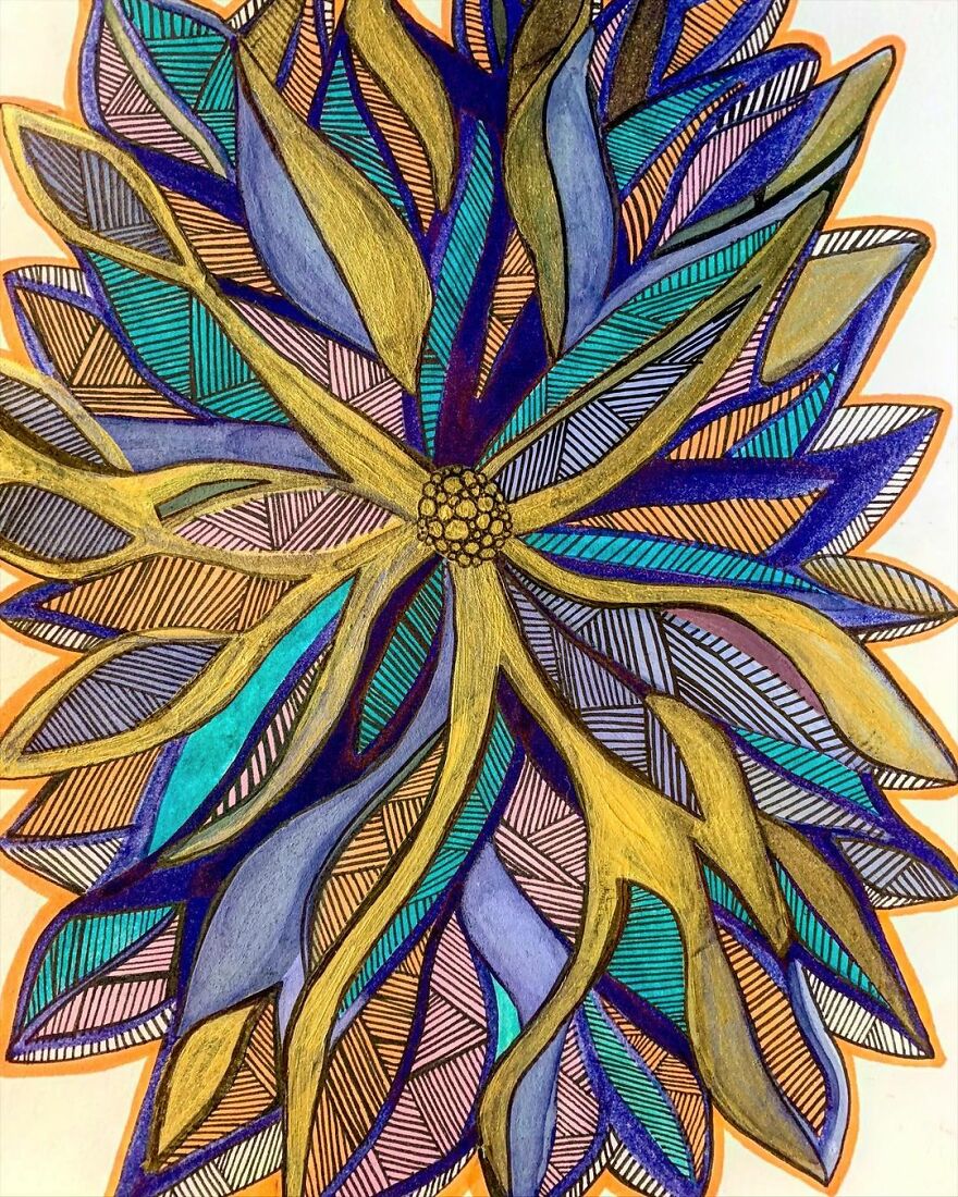 Abstract Paintings By Textile Designer Isha Mehta (32 Pics)