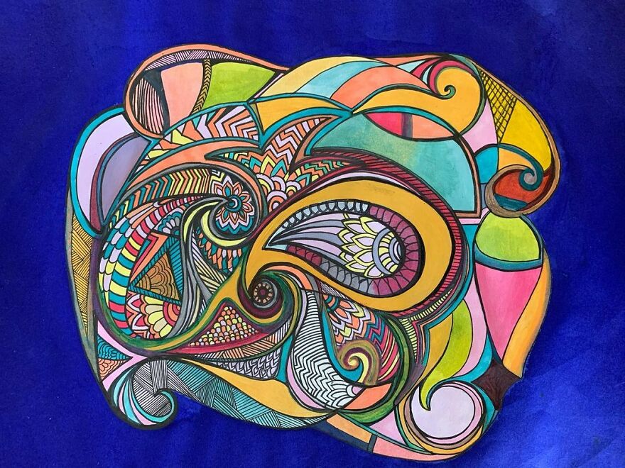 Abstract Paintings By Textile Designer Isha Mehta (32 Pics)