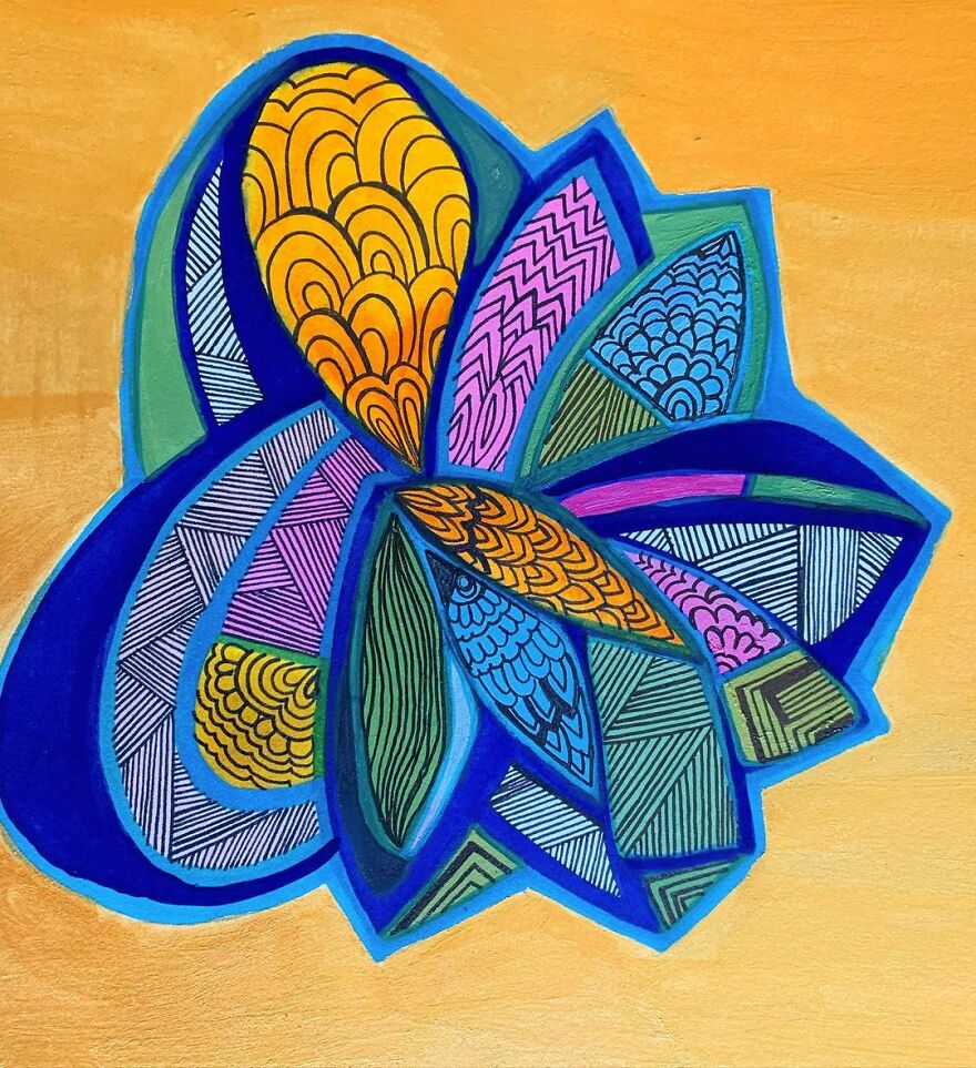 Abstract Paintings By Textile Designer Isha Mehta (32 Pics)