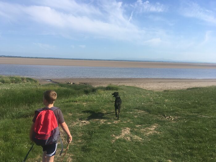 Walks To The Beach With These Two