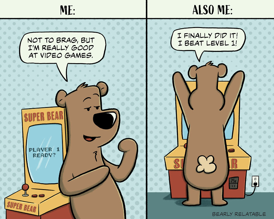 Bearly Relatable Comic