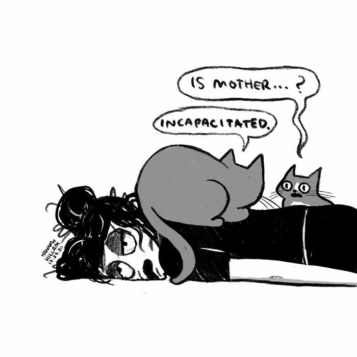 Artist Illustrates Daily Struggles And Life With Cats And A Kid In These New Comics