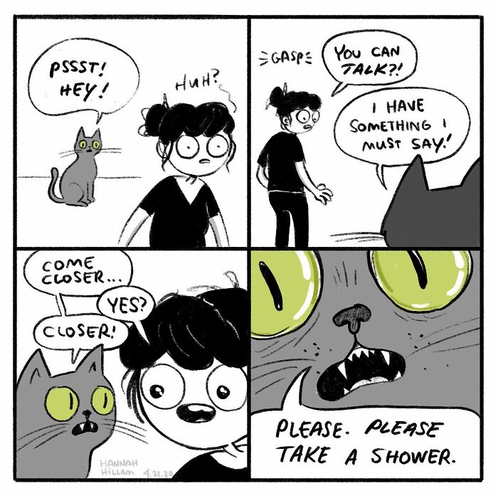 Artist Illustrates Daily Struggles And Life With Cats And A Kid In These New Comics