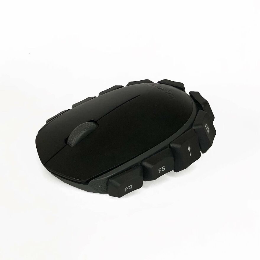 Artist Makes Amazing Objects Using Computer Keyboards (19 Pics)