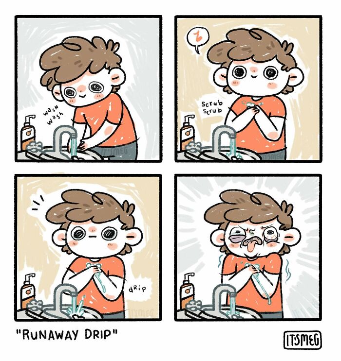 Artist Shows In Very Funny Comics His Daily Struggles For Life