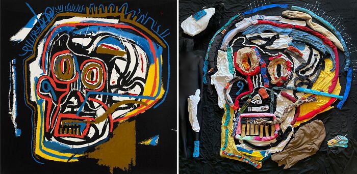 Untitled Head 1983, 2001 By Jean-Michel Basquiat vs. Untitled Head 1983, 2021
