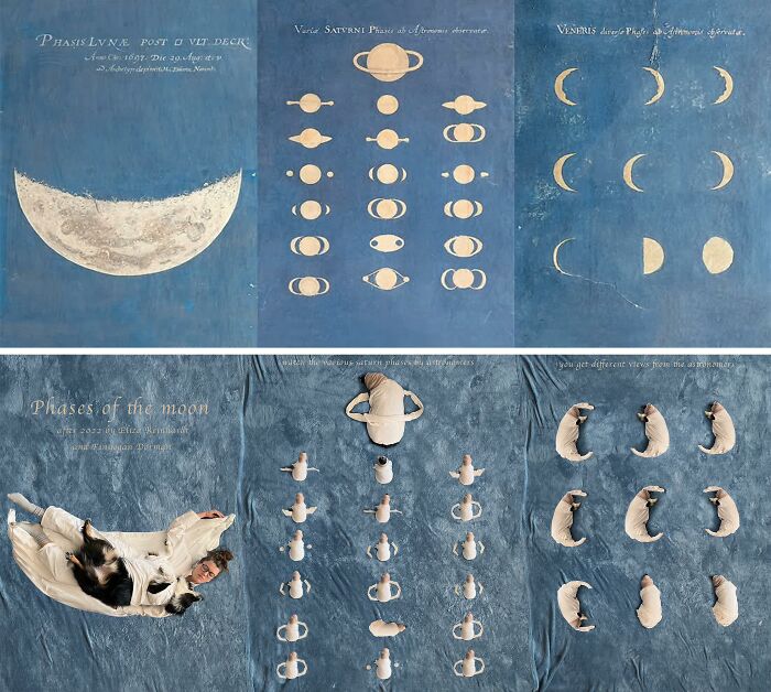 Astronomical Illustrations, 17th Century By Maria Clara Eimmart vs. Astronomical Illustrations, 21st Century