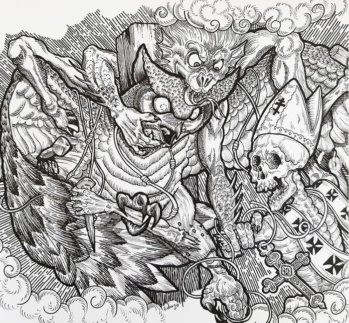 Three Random Words, One Drawing. Hope You Like It!