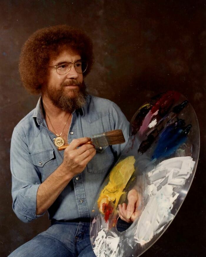 A Portrait Of Bob Ross, 1983