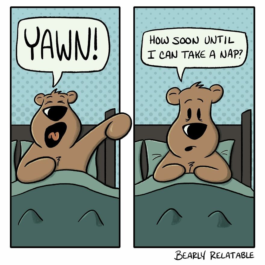 Bearly Relatable Comic