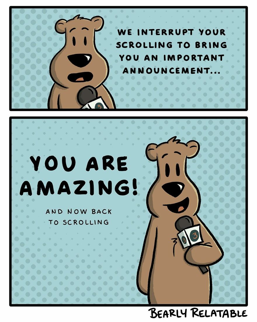 Bearly Relatable Comic