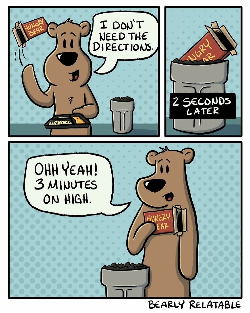 Bearly Relatable Comic