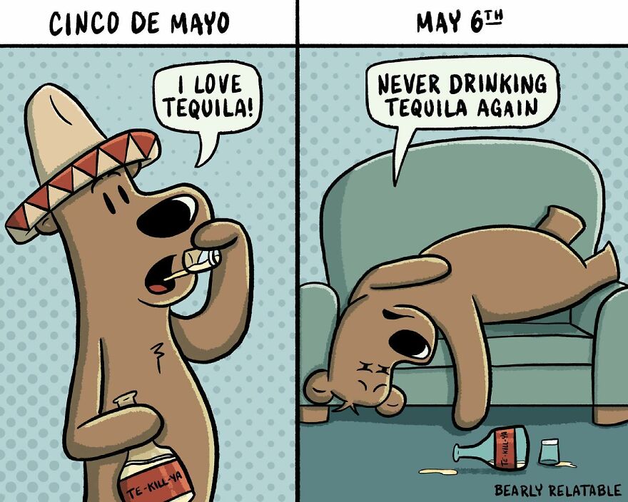 Bearly Relatable Comic