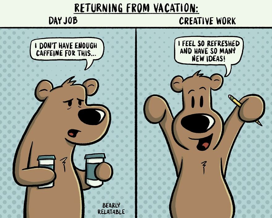 Bearly Relatable Comic
