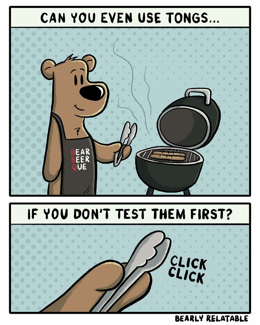 Bearly Relatable Comic