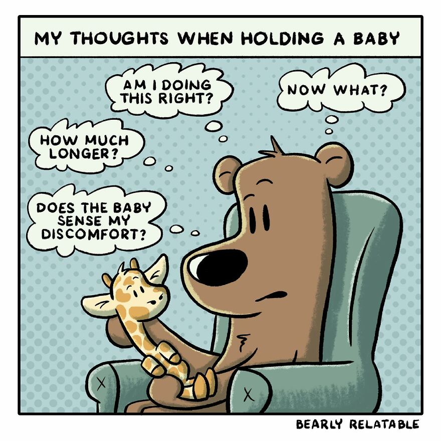 Bearly Relatable Comic