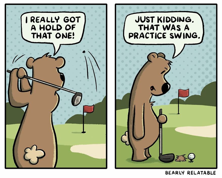 Bearly Relatable Comic