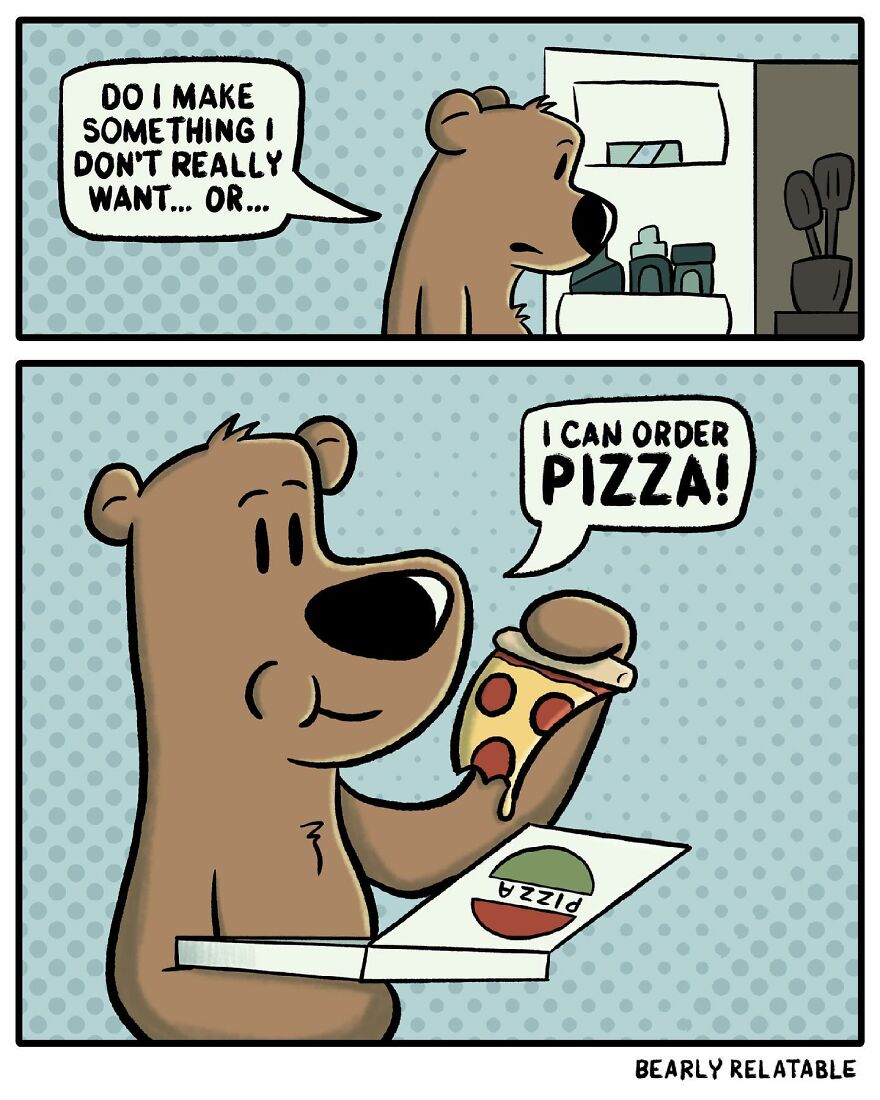 Bearly Relatable Comic