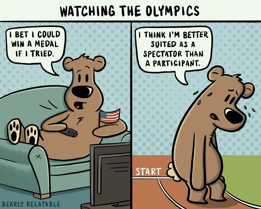 Bearly Relatable Comic