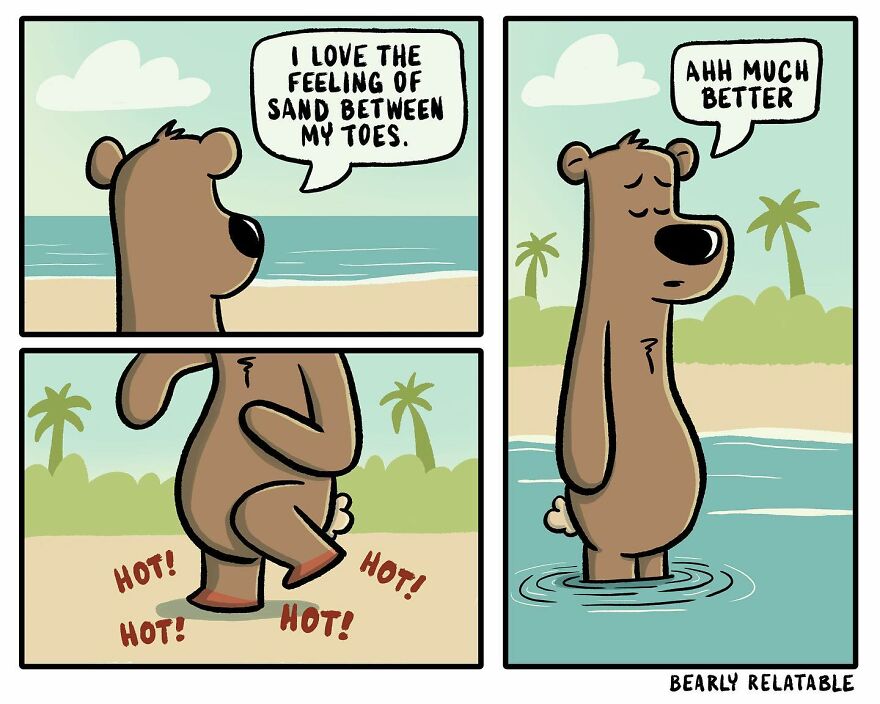 Bearly Relatable Comic