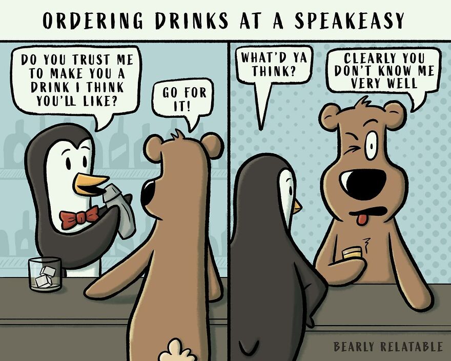 Bearly Relatable Comic