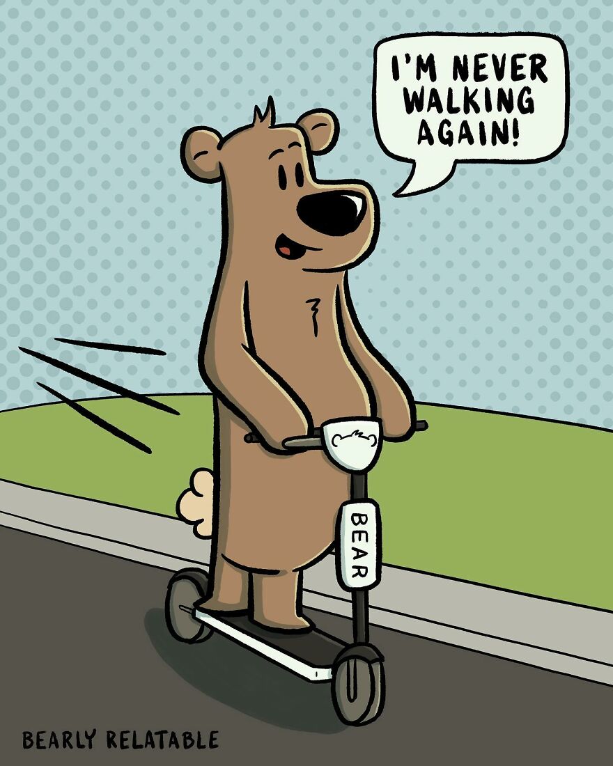 Bearly Relatable Comic