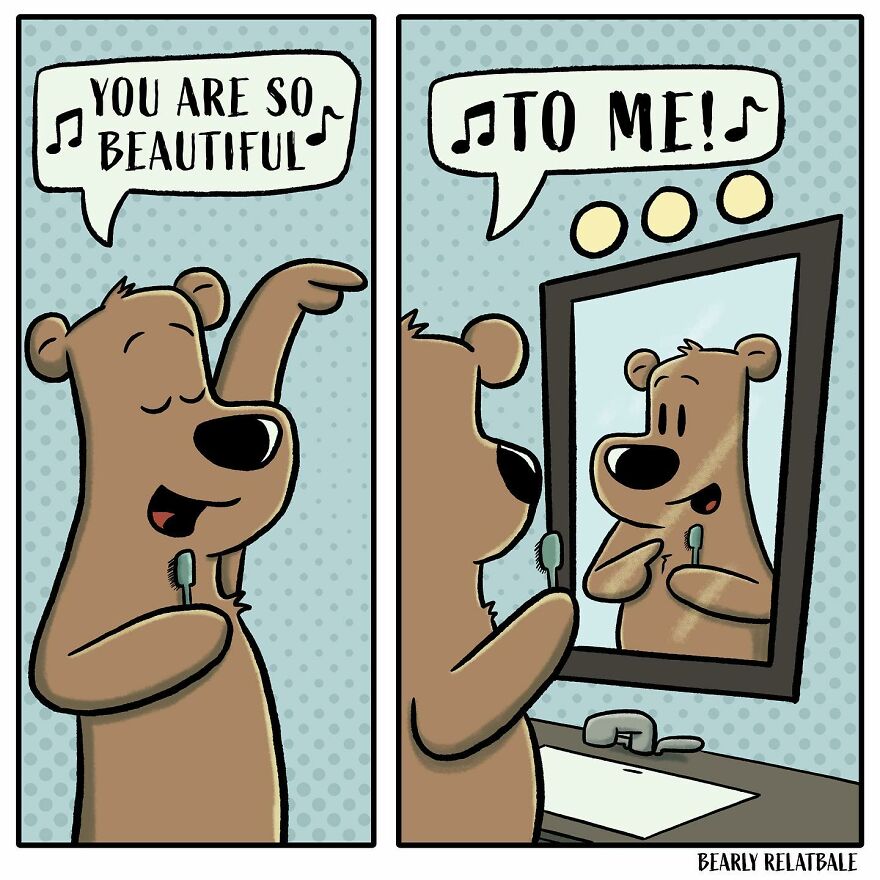 Bearly Relatable Comic