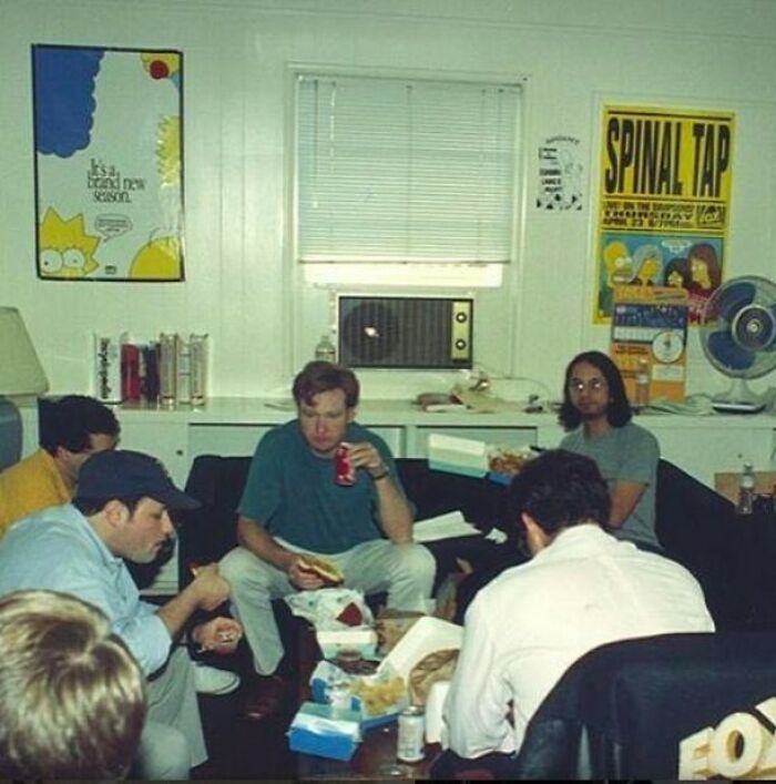 Sala de redacción de "Los Simpson", 1992