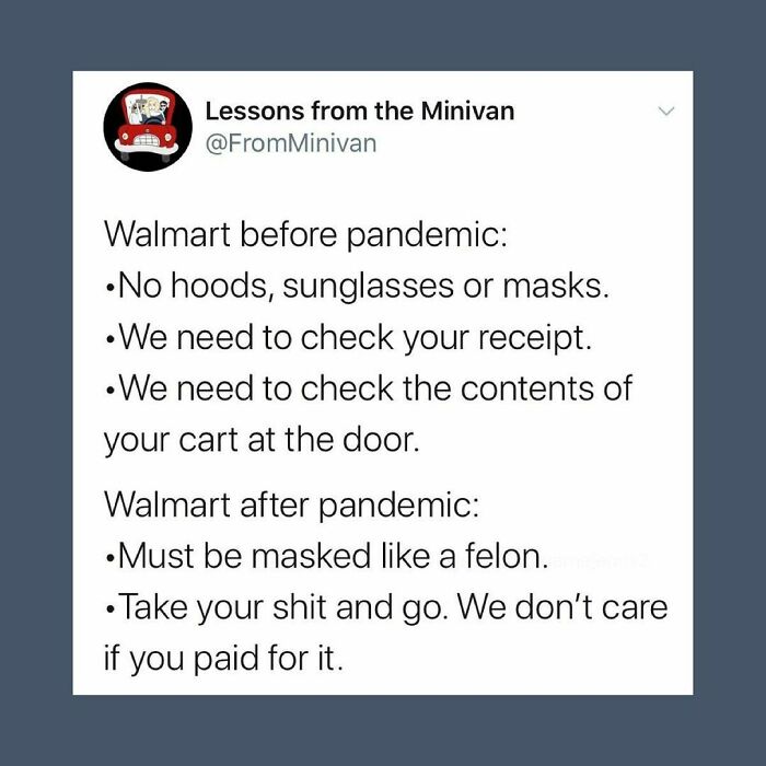 You Know It’s Serious When Wallyworld Just Wants You To Gtfo 😆 Follow Jill At @lessonsfromtheminivan For More!